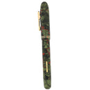 C1938 CONKLIN ALL AMERICAN REPTILIAN FOLIAGE RED VEIN FOUNTAIN PEN RESTORED OFFERED BY ANTIQUE DIGGER