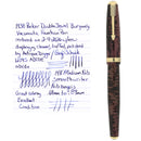 1938 PARKER VACUMATIC DOUBLE JEWEL BURGUNDY PEARL MAJOR FOUNTAIN PEN RESTORED OFFERED BY ANTIQUE DIGGER