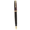 1938 PARKER VACUMATIC DOUBLE JEWEL BURGUNDY PEARL MAJOR FOUNTAIN PEN RESTORED OFFERED BY ANTIQUE DIGGER