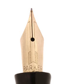 1938 PARKER VACUMATIC GREEN PEARL SHADOW WAVE DOUBLE JEWEL FOUNTAIN PEN RESTORED OFFERED BY ANTIQUE DIGGER