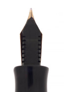 1938 PARKER VACUMATIC GREEN PEARL SHADOW WAVE DOUBLE JEWEL FOUNTAIN PEN RESTORED OFFERED BY ANTIQUE DIGGER