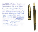 C1938 SHEAFFER LONG SLENDER BALANCE GOLDEN BROWN STRIATED FOUNTAIN PEN RESTORED OFFERED BY ANTIQUE DIGGER