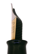 C1938 SHEAFFER GREEN STRIATED OVERSIZE BALANCE OFF CATALOG JEWELERS BAND FOUNTAIN PEN RESTORED OFFERED BY ANTIQUE DIGGER