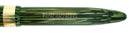 C1938 SHEAFFER GREEN STRIATED OVERSIZE BALANCE OFF CATALOG JEWELERS BAND FOUNTAIN PEN RESTORED OFFERED BY ANTIQUE DIGGER