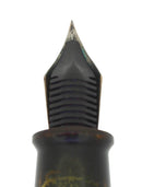 CIRCA 1938 SHEAFFER JET BLACK OVERSIZE BALANCE FOUNTAIN PEN RESTORED OFFERED BY ANTIQUE DIGGER