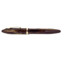 CIRCA 1938 SHEAFFER OVERSIZED BALANCE GOLDEN BROWN FOUNTAIN PEN RESTORED OFFERED BY ANTIQUE DIGGER