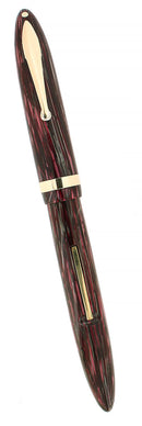 CIRCA 1938 SHEAFFER ROSE GLOW BALANCE FOUNTAIN PEN RESTORED OFFERED BY ANTIQUE DIGGER