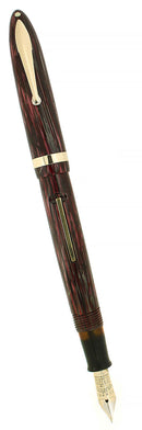 CIRCA 1938 SHEAFFER ROSE GLOW BALANCE FOUNTAIN PEN RESTORED OFFERED BY ANTIQUE DIGGER