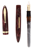 CIRCA 1938 SHEAFFER ROSE GLOW BALANCE FOUNTAIN PEN RESTORED OFFERED BY ANTIQUE DIGGER