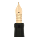 C1928 WAHL EVERSHARP JET BLACK OVERSIZE DECO BAND FOUNTAIN PEN RESTORED OFFERED BY ANTIQUE DIGGER