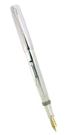 RARE 1930S WATERMAN 494 SMOOTH STERLING OVERLAY FOUNTAIN PEN RESTORED OFFERED BY ANTIQUE DIGGER