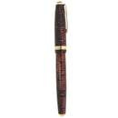 1939 PARKER VACUMATIC BURGUNDY PEARL LONG MAJOR DOUBLE JEWEL FOUNTAIN PEN RESTORED OFFERED BY ANTIQUE DIGGER