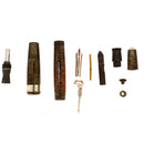 SCARCE 1939 PARKER VACUMATIC SR MAXIMA COIN STACKED JEWELER CAP BAND FOUNTAIN PEN RESTORED OFFERED BY ANTIQUE DIGGER