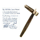 SCARCE 1939 PARKER VACUMATIC SR MAXIMA COIN STACKED JEWELER CAP BAND FOUNTAIN PEN RESTORED OFFERED BY ANTIQUE DIGGER