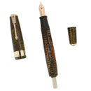 SCARCE 1939 PARKER VACUMATIC SR MAXIMA COIN STACKED JEWELER CAP BAND FOUNTAIN PEN RESTORED OFFERED BY ANTIQUE DIGGER