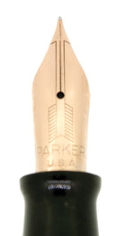 1939 PARKER SENIOR MAXIMA GOLDEN PEARL VACUMATIC DOUBLE JEWEL FOUNTAIN PEN RESTORED OFFERED BY ANTIQUE DIGGER