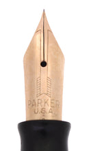 1940 PARKER VACUMATIC EMERALD PEARL DOUBLE JEWEL MAJOR FOUNTAIN PEN RESTORED OFFERED BY ANTIQUE DIGGER