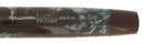 CIRCA 1941 PARKER VICTORY BLUE MARBLE M-BBB FLEX NIB 2.15MM FOUNTAIN PEN RESTORED OFFERED BY ANTIQUE DIGGER