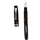 CIRCA 1938 JAPAN NAMKI PILOT R-TYPE LEVER FILLER WAR ERA CELLULOID FOUNTAIN PEN RESTORED OFFERED BY ANTIQUE DIGGER