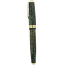 1941 PARKER VACUMATIC SENIOR MAXIMA EMERALD PEARL DOUBLE JEWEL FOUNTAIN PEN RESTORED OFFERED BY ANTIQUE DIGGER