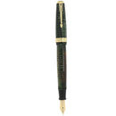 1941 PARKER VACUMATIC SENIOR MAXIMA EMERALD PEARL DOUBLE JEWEL FOUNTAIN PEN RESTORED OFFERED BY ANTIQUE DIGGER