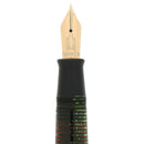 1941 PARKER VACUMATIC SENIOR MAXIMA EMERALD PEARL DOUBLE JEWEL FOUNTAIN PEN RESTORED OFFERED BY ANTIQUE DIGGER