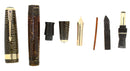 1941 PARKER SENIOR MAXIMA GOLDEN PEARL VACUMATIC DOUBLE JEWEL FOUNTAIN PEN RESTORED OFFERED BY ANTIQUE DIGGER