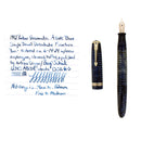 CIRCA 1942 PARKER VACUMATIC AZURE BLUE PEARL FOUNTAIN PEN RESTORED NEAR MINT
