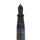 CIRCA 1942 PARKER VACUMATIC AZURE BLUE PEARL FOUNTAIN PEN RESTORED NEAR MINT