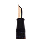 1943 PARKER VACUMATIC AZURE PEARL SINGLE JEWEL MAJOR FOUNTAIN PEN RESTORED OFFERED BY ANTIQUE DIGGER