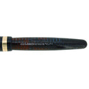 1943 PARKER VACUMATIC AZURE PEARL SINGLE JEWEL MAJOR FOUNTAIN PEN RESTORED OFFERED BY ANTIQUE DIGGER