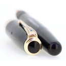 1943 PARKER VACUMATIC AZURE PEARL SINGLE JEWEL MAJOR FOUNTAIN PEN RESTORED OFFERED BY ANTIQUE DIGGER