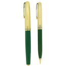 SCARCE 1944 PARKER 51 DOUBLE JEWEL NASSAU GREEN FOUNTAIN PEN & PENCIL SET NEAR MINT OFFERED BY ANTIQUE DIGGER