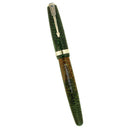 1944 PARKER VACUMATIC EMERALD PEARL SINGLE JEWEL FOUNTAIN PEN RESTORED OFFERED BY ANTIQUE DIGGER