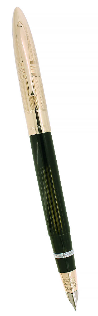 CIRCA 1944 SHEAFFER CREST VACUUM-FIL MASTERPIECE FOUNTAIN PEN RESTORED OFFERED BY ANTIQUE DIGGER