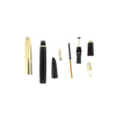 SCARCE 1945 PARKER 51 DOUBLE JEWEL 14K GOLD SMOOTH CAP FOUNTAIN PEN RESTORED OFFERED BY ANTIQUE DIGGER