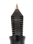 1945 PARKER DUOFOLD SENIOR GREEN GOLD CELLULOID FOUNTAIN PEN RESTORED OFFERED BY ANTIQUE DIGGER