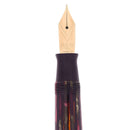 1945 PARKER SENIOR DUSTY ROSE STRIPED DUOFOLD BLUE DIAMOND FOUNTAIN PEN RESTORED OFFERED BY ANTIQUE DIGGER