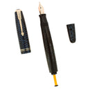 1945 PARKER AZURE BLUE PEARL VACUMATIC FOUNTAIN PEN RESTORED EXCELLENT OFFERED BY ANTIQUE DIGGER
