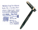 1946 PARKER AZURE PEARL VACUMATIC FOUNTAIN PEN F-BBB 1.75mm FLEX NIB RESTORED OFFERED BY ANTIQUE DIGGER