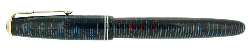 1946 PARKER AZURE PEARL VACUMATIC FOUNTAIN PEN F-BBB 1.75mm FLEX NIB RESTORED OFFERED BY ANTIQUE DIGGER