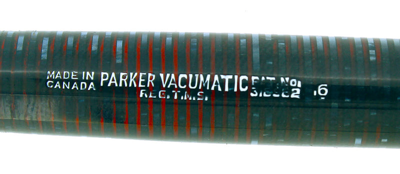 1946 PARKER AZURE PEARL VACUMATIC FOUNTAIN PEN F-BBB 1.75mm FLEX NIB RESTORED OFFERED BY ANTIQUE DIGGER