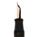 NEAR MINT 1946 PARKER VACUMATIC JET BLACK SINGLE JEWEL FOUNTAIN PEN RESTORED OFFERED BY ANTIQUE DIGGER