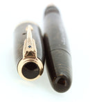 1946 PARKER VACUMATIC MAJOR SIZE GOLDEN PEARL FOUNTAIN PEN RESTORED OFFERED BY ANTIQUE DIGGER