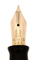1946 PARKER VACUMATIC MAJOR SIZE GOLDEN PEARL FOUNTAIN PEN RESTORED OFFERED BY ANTIQUE DIGGER