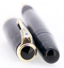 1946 PARKER VACUMATIC MAJOR AZURE BLUE PEARL FOUNTAIN PEN RESTORED OFFERED BY ANTIQUE DIGGER