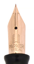 1946 PARKER VACUMATIC MAJOR AZURE BLUE PEARL FOUNTAIN PEN RESTORED OFFERED BY ANTIQUE DIGGER