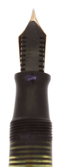 MINT 1946 PARKER VACUMATIC MAJOR JET BLACK FOUNTAIN PEN RESTORED MINT