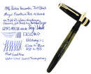 MINT 1946 PARKER VACUMATIC MAJOR JET BLACK FOUNTAIN PEN RESTORED MINT
