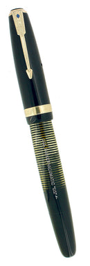 MINT 1946 PARKER VACUMATIC MAJOR JET BLACK FOUNTAIN PEN RESTORED MINT